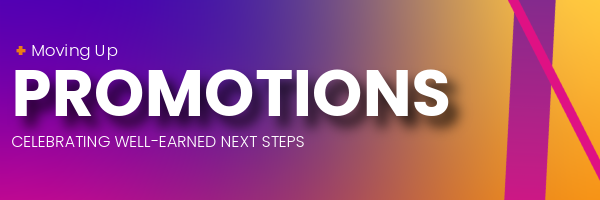 Promotions — congratulations to the crew