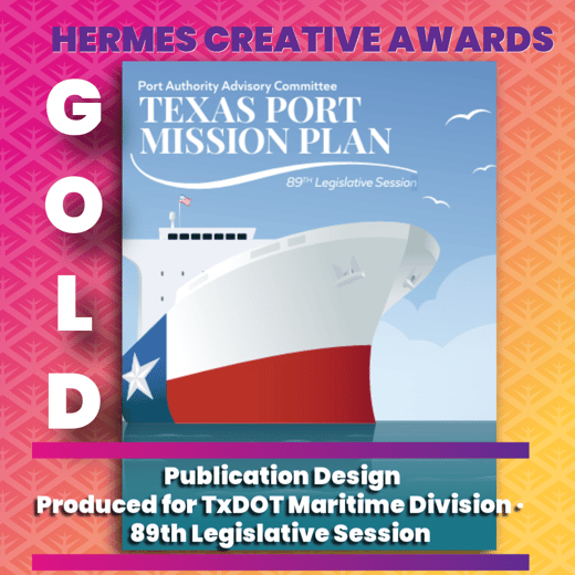 Hermes Gold — Texas Port Mission Plan publication design